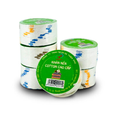 COMBO 10 Khăn Tay Nén Du Lịch Thiện Phú 30*45 Tái Sử Dụng