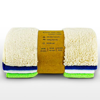SET 4 Khăn Lau Đa Năng Thiện Phú M02 Microfiber 40x40x60g