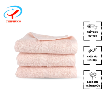 Khăn Tay Cotton Cao Cấp ZJ63 Thiện Phú 34x34